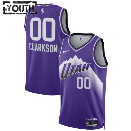 Dres Utah Jazz Clarkson Jordan Nike 2023-24 City Edition Ljubičasta Swingman - Dječji